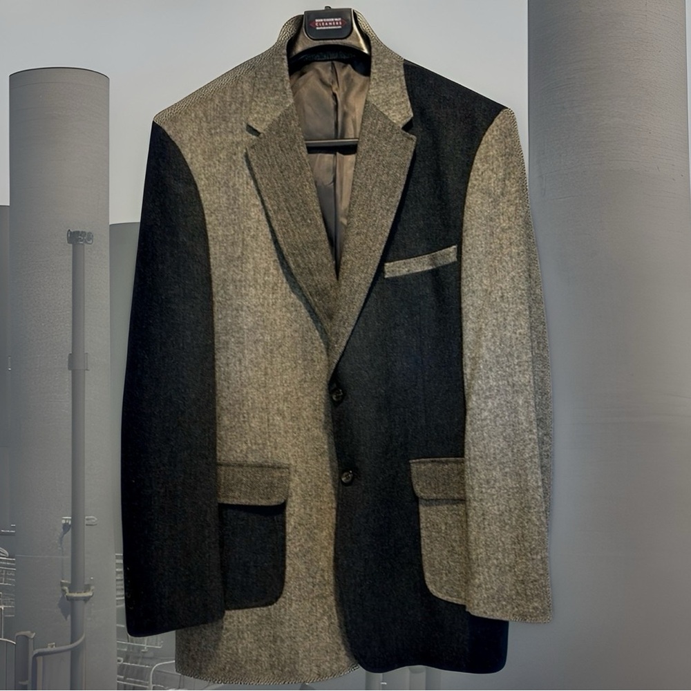 UNWORN - striking Alan Flusser wool blend blazer - unused film shoot spare